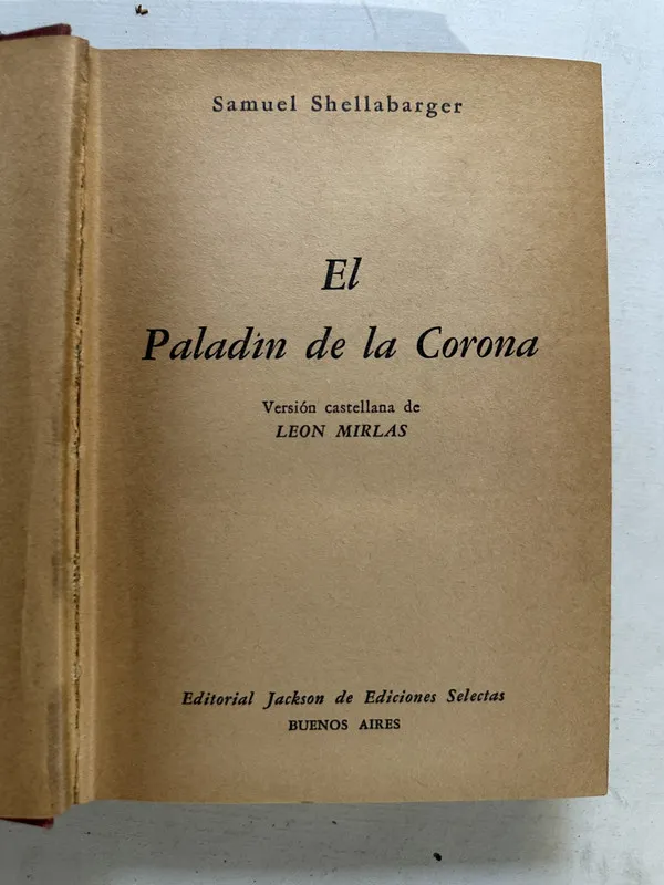 El paladín de la corona - Shellabarger Samuel (4o5)