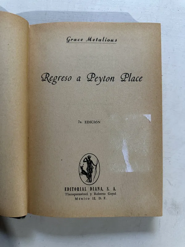Regreso a Peyton Place - Metalious Grace (4o5)