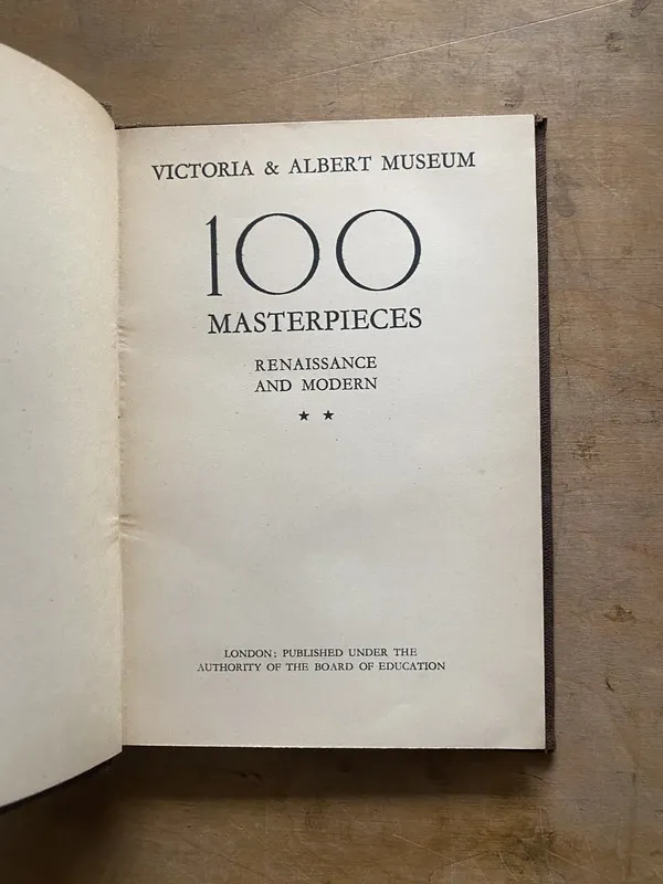 100 masterpieces - Victoria & Albert museum (oo1)