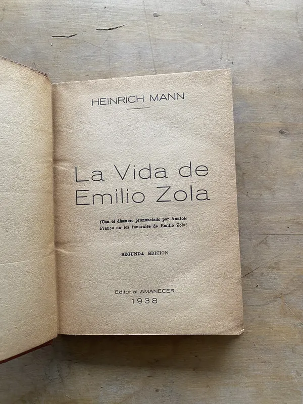 La vida de Emilio Zola - Mann Heinrich (oo1)