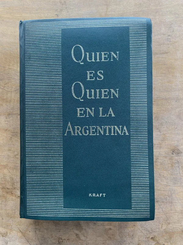 Tapa de Quien es Quien en la Argentina - (oo2)