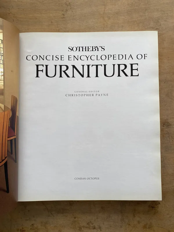 Sotheby's concise encyclopedia of furniture - Payne (ee0)