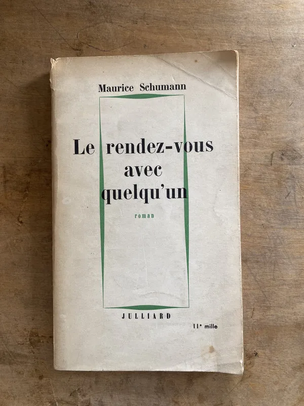 Tapa de Le rendez-vous avec quelqu'un - Schumann Maurice (pp4)