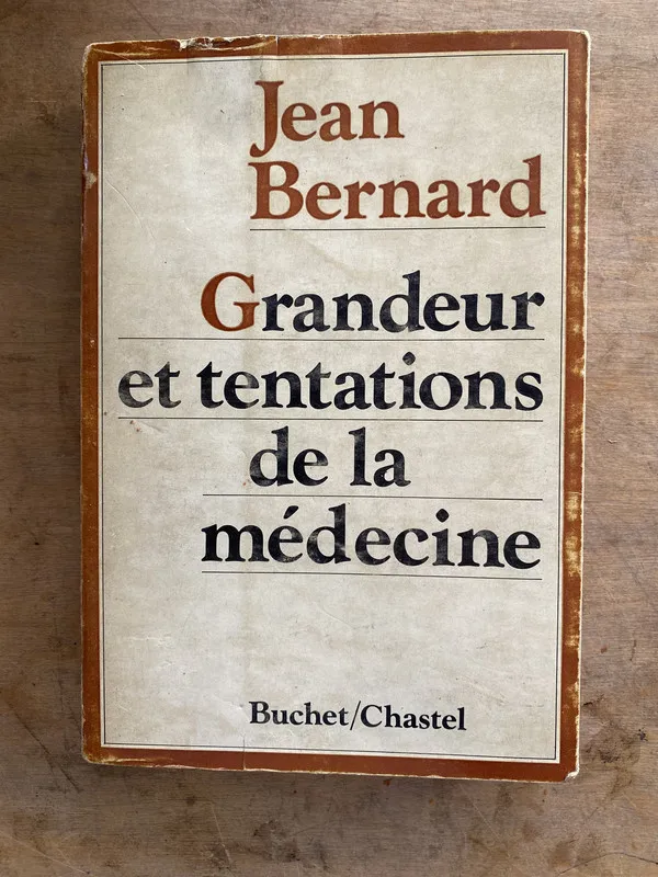 Tapa de Grandeur et tentations de la medecine - Bernard Jean (pp5)