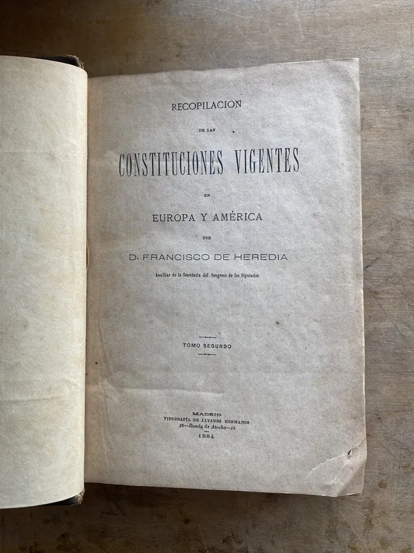Recopilacion de las constituciones - De Heredia (pp6)