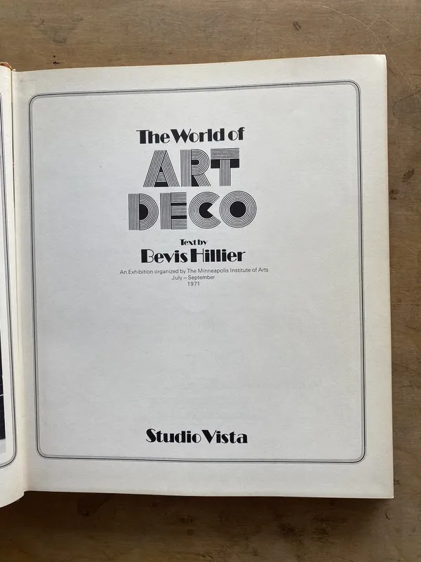 The world of art deco - Hillier Bevis (k0)