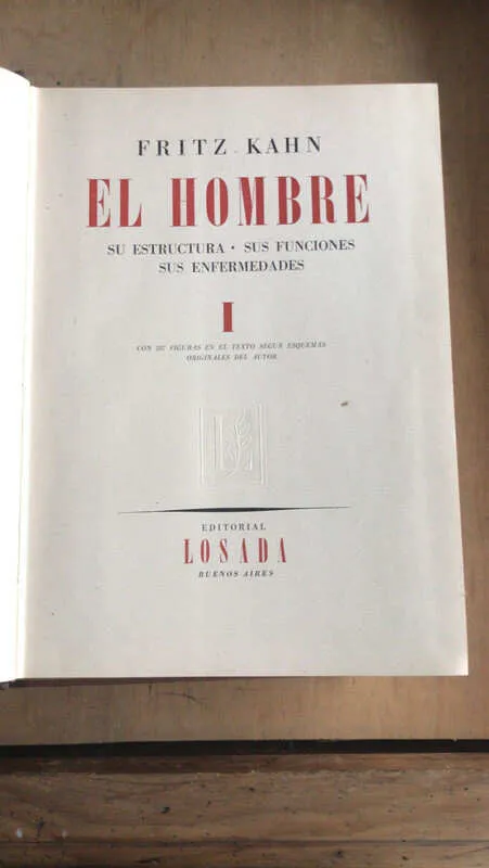 El Hombre - Kahn, Fritz (ñ0)