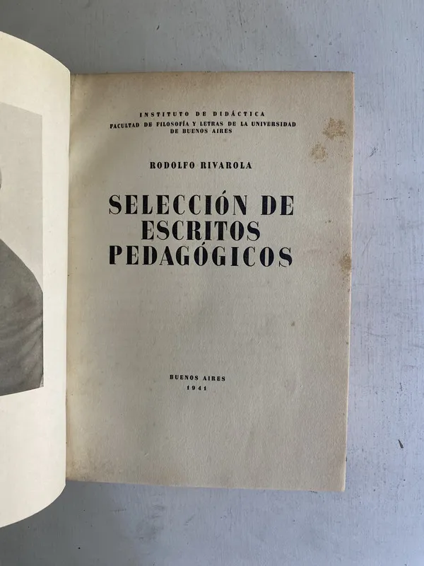 Seleccion de escritos pedagogicos - Rivarola Rodolfo (4e1)
