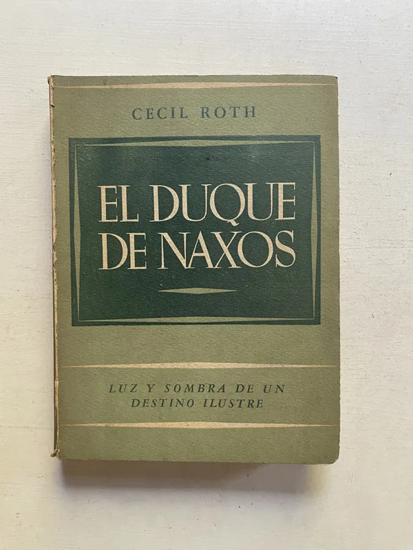 El duque de naxos - Roth Cecil (4e1)