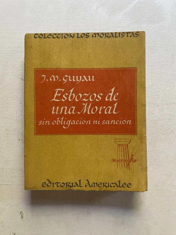 Esbozos de una moral - Guyau J. M. (4e2)