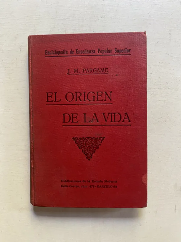 El origen de la vida - Pargame J. M. (4e2)