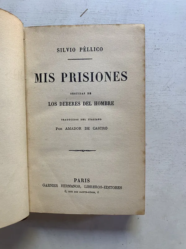 Mis prisiones - Pellico Silvio (4e2)