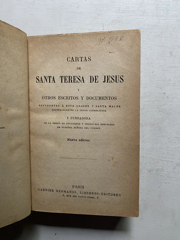 Cartas de Santa Teresa de Jesus y otros - Santa Teresa (4e3