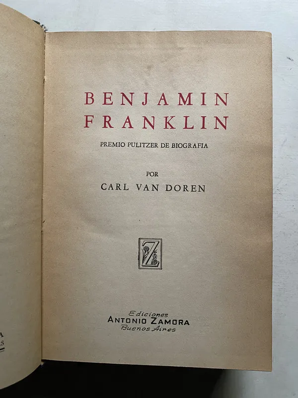 Benjamin Franklin - Van Doren Carl (4e3)