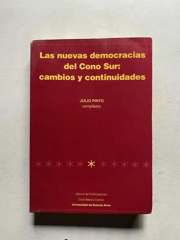 Las nuevas democracias del Cono Sur: cambios y - Pinto (4e3