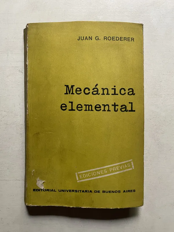 Mecanica elemental - Roederer Juan G. (4e4)