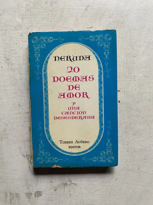 Tapa de 20 poemas de amor - Neruda (4e6)