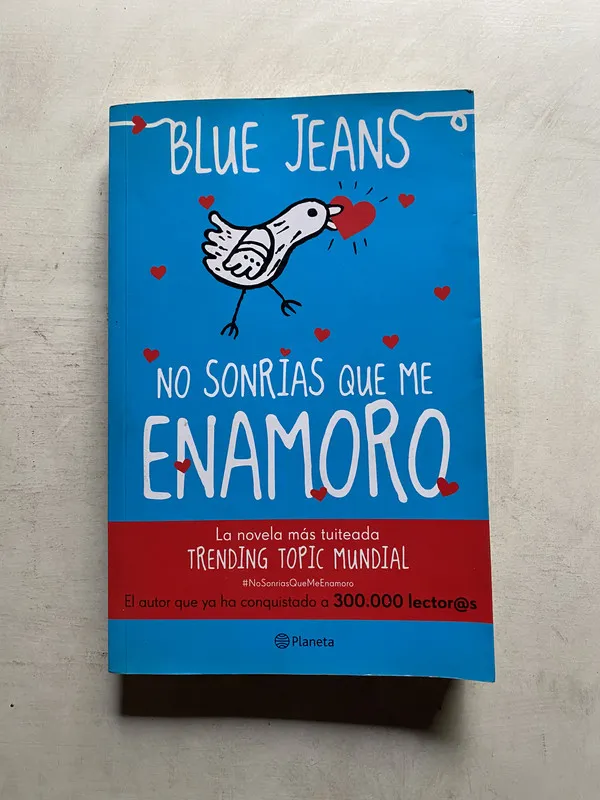 Tapa de No sonrias que me enamoro - Jeans Blue (4e6)
