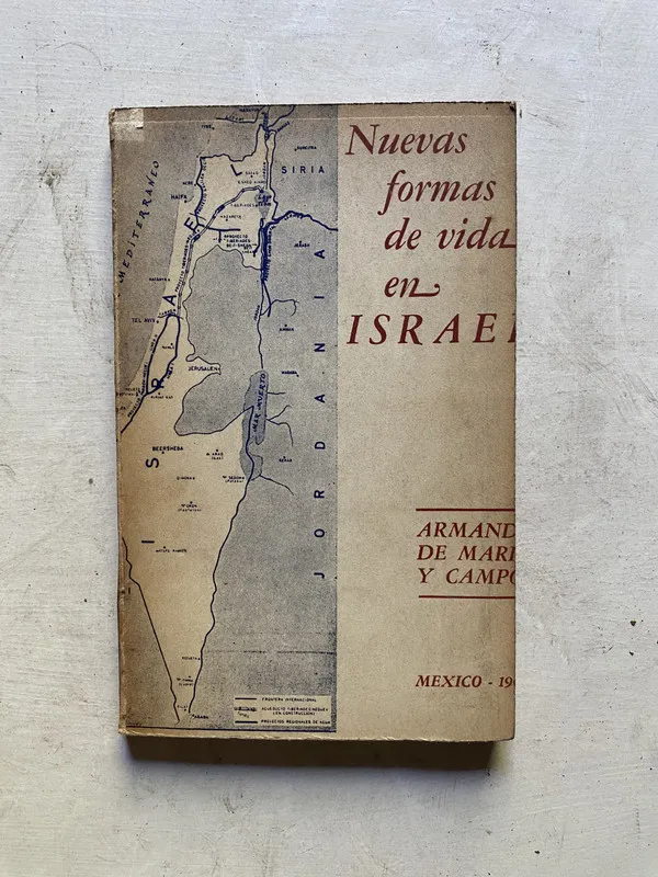 Tapa de Nuevas formas de vida en Israel - De Mari y Campos (4k5)