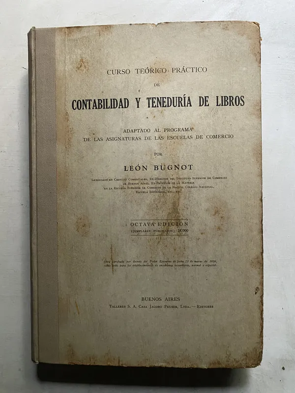 Contabilidad y Teneduria de Libros - Bugnot Leon (4k2)