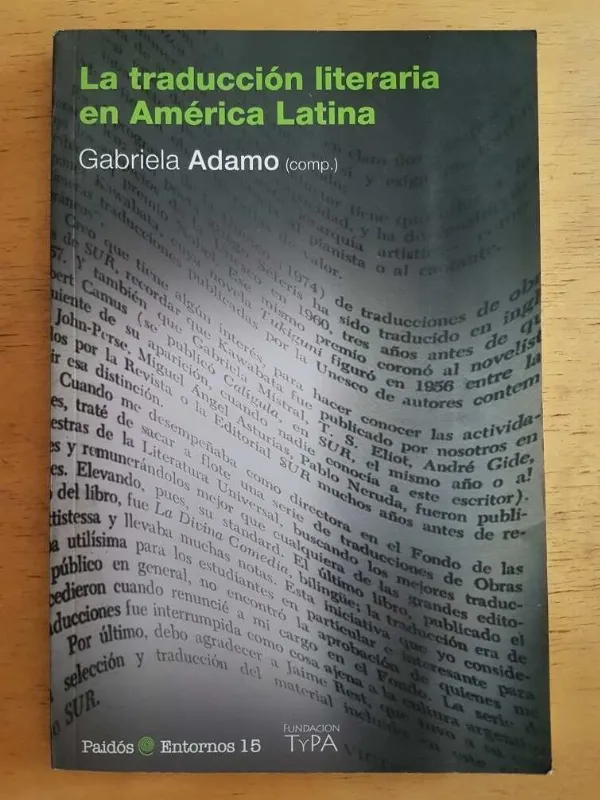Tapa de La Traduccion Literaria En America Latina - Adamo (k4)