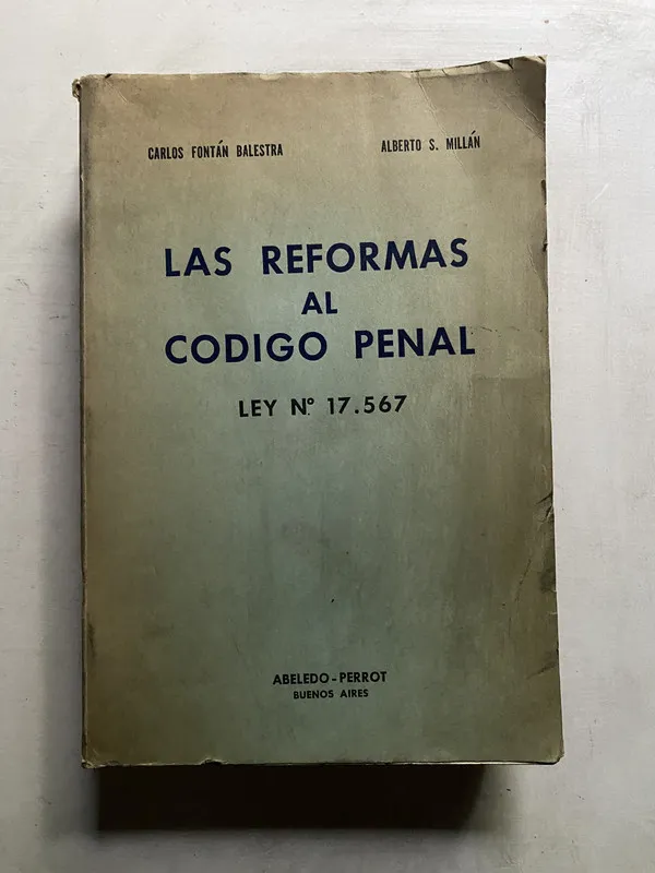 Las reformas al Codigo Penal - Fontan Balestra (4k2)