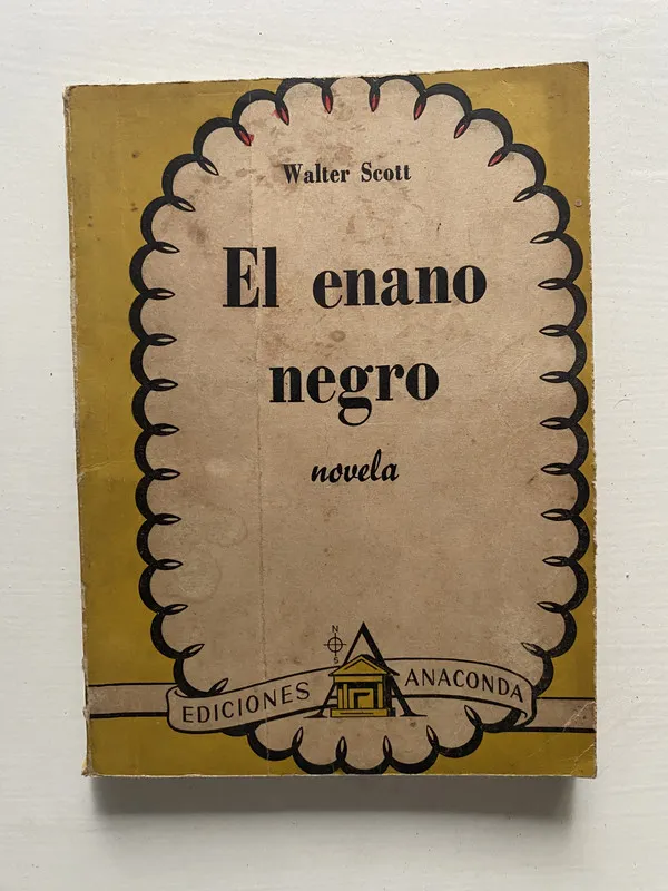 Tapa de El enano negro - Scott Walter (4o1)