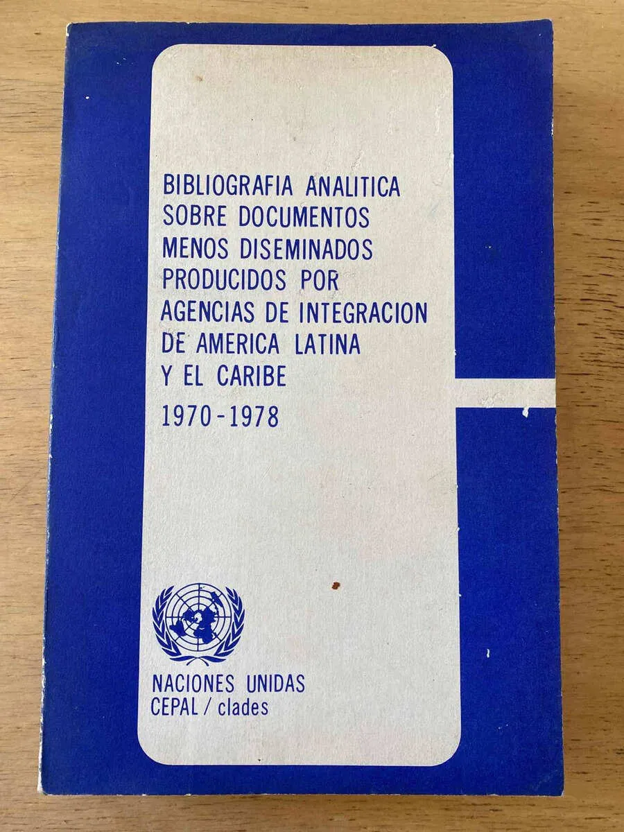 Bibliografia Analitica Sobre Documentos Menos Diseminado (Y4