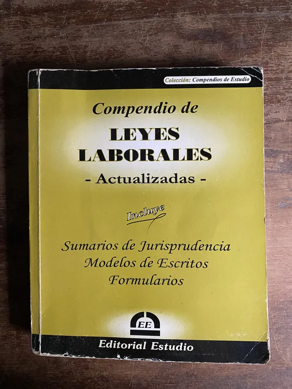 Tapa de Compendio de Leyes Laborales Actualizadas - (4p7)
