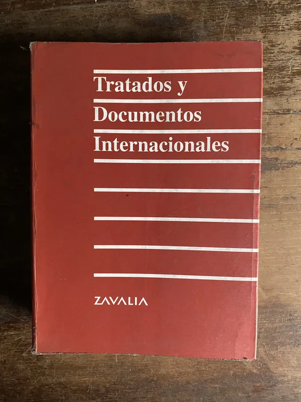 Tapa de Tratados y Documentos Internacionales - (4p6)