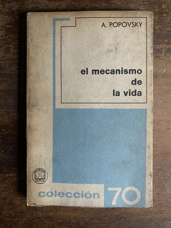 Tapa de El mecanismo de la vida - Popovsky A. (4p6)