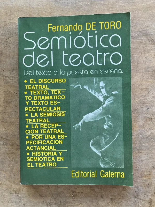 Semiotica del teatro - De Toro Fernando (hh6)