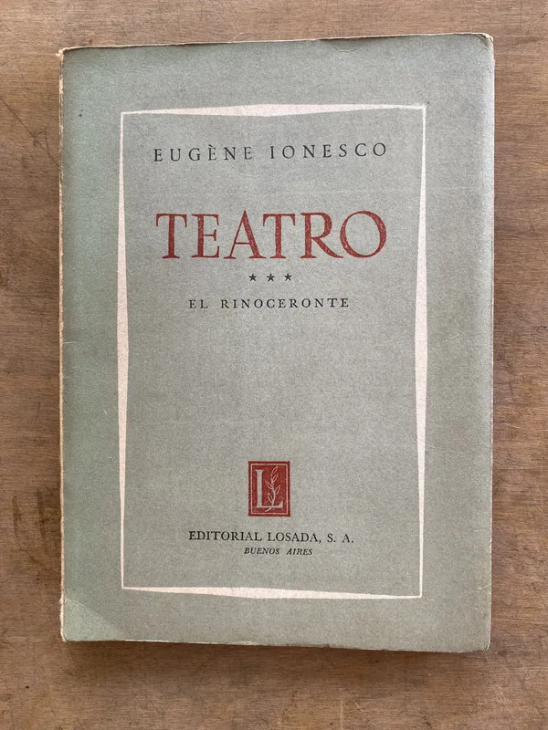 Teatro - Ionesco Eugene (oo7)