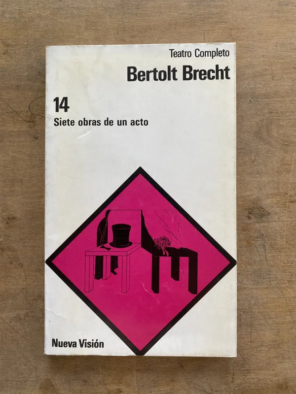 Tapa de Teatro Completo 14 - Brecht Bertolt (oo7)