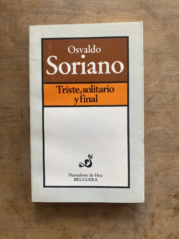 Tapa de Triste solitario y final - Soriano Osvaldo (PP7)