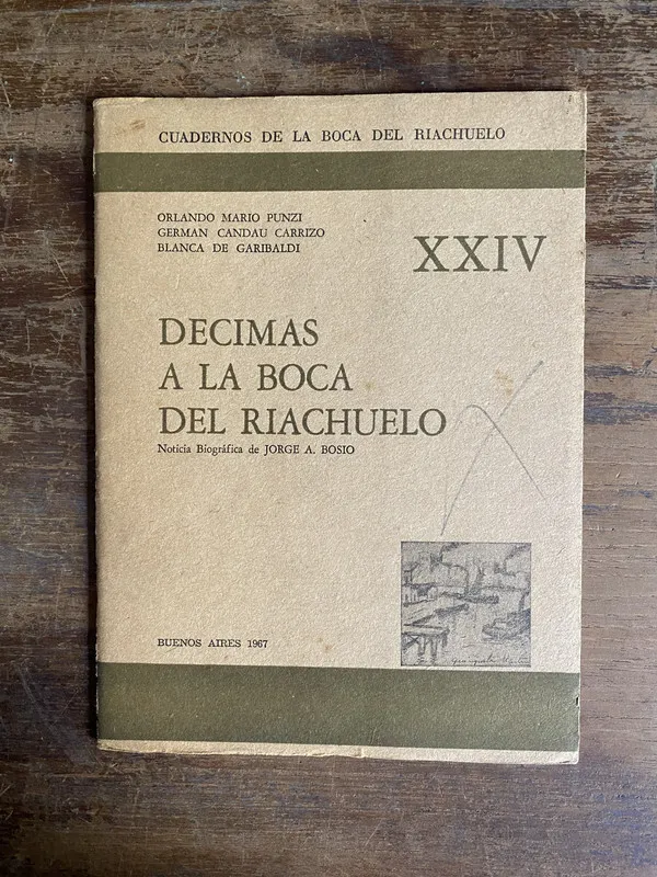 Tapa de Decimas a la Boca del Riachuelo - Punzi (4k1)