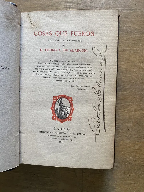 Cosas que fueron - Alarcon Pedro A. de (3z5)