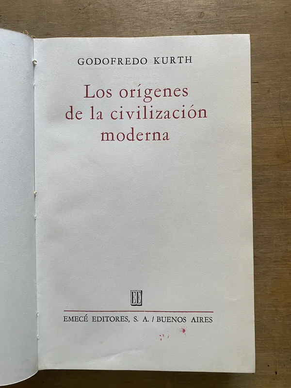 Los origenes de la civilizacion moderna - Kurth (3z5)
