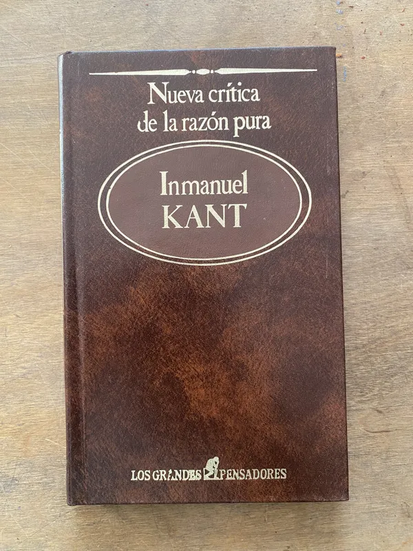 Nueva critica de la razon pura - Kant Inmanuel (3z3)