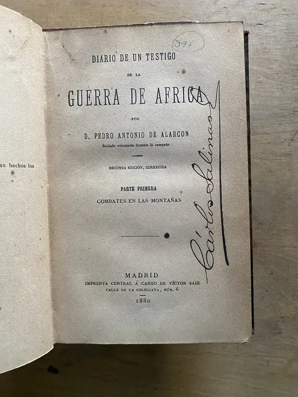 Diario de un testigo de la Guerra de Africa - Alarcon (3z3)