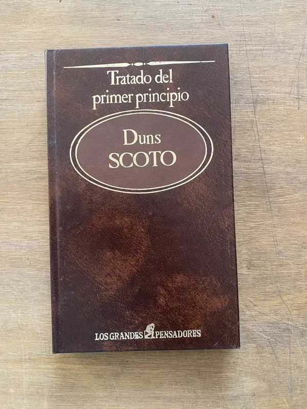 Tratado del primer principio - Scoto Duns (3z3)