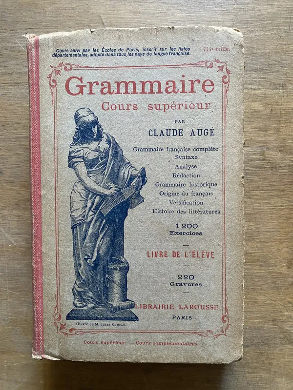 Grammaire Cours superieur - Auge Claude (3z1)