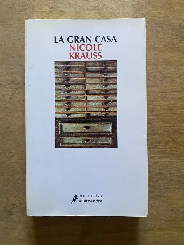 Tapa de La gran casa - Krauss Nicole (3z1)
