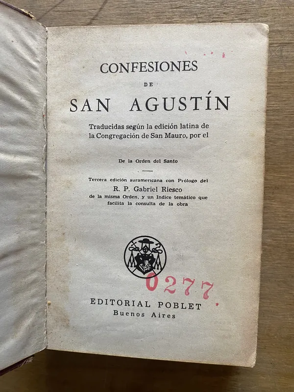 Confesiones de San Agustin - San agustin (3y6)