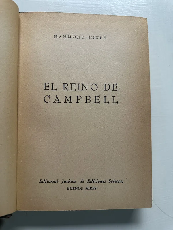 El reino de Campbell - Innes Hammond (4S1)