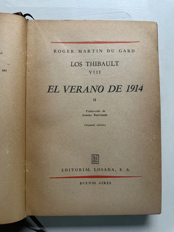 Los Thibault VIII - Martin du Gard Roger (4S1)