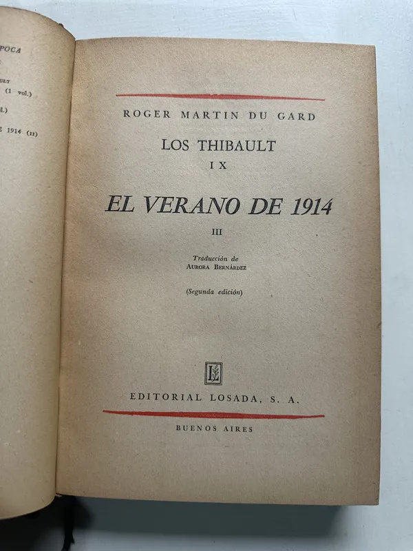 Los Thibault IX - Martin du Gard Roger (4S1)