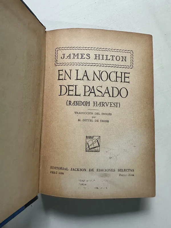 En la noche del pasado - Hilton James (4S1)