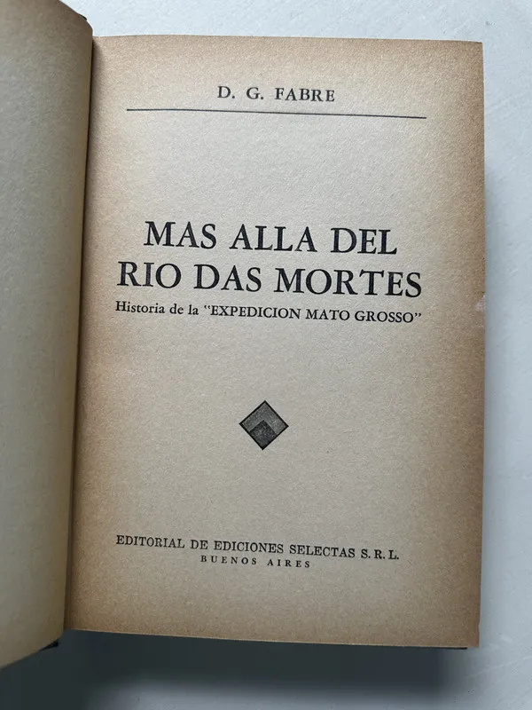 Mas alla del rio de las mortales - Fabre D. G. (4S2)