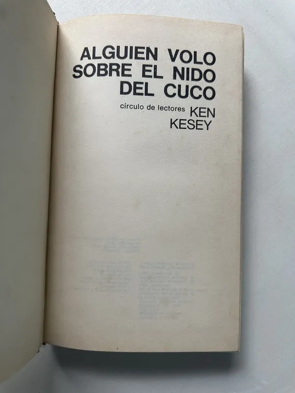 Alguien volo sobre el nido del cuco - Kesey Ken (4S2)